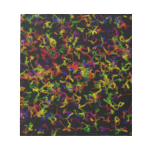 Colour explosion notepad