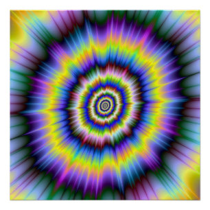 Colour Explosion The Zazzle Perfect Poster