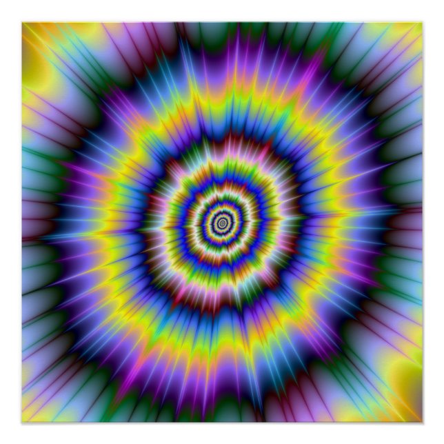 Colour Explosion The Zazzle Perfect Poster (Front)