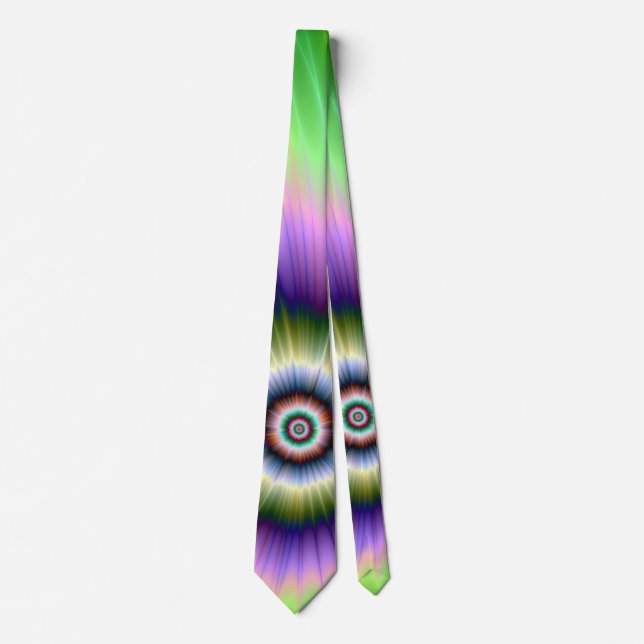 Colour Explosion Tie-dyed Tie (Front)