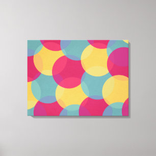 Colour Explosion Wrapped Canvas (Palette 1)