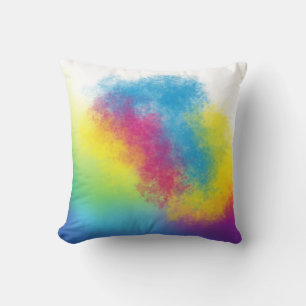 colour flash throw pillow
