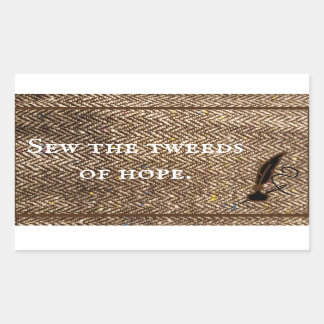 Colour flecked tweed espoir autocollant