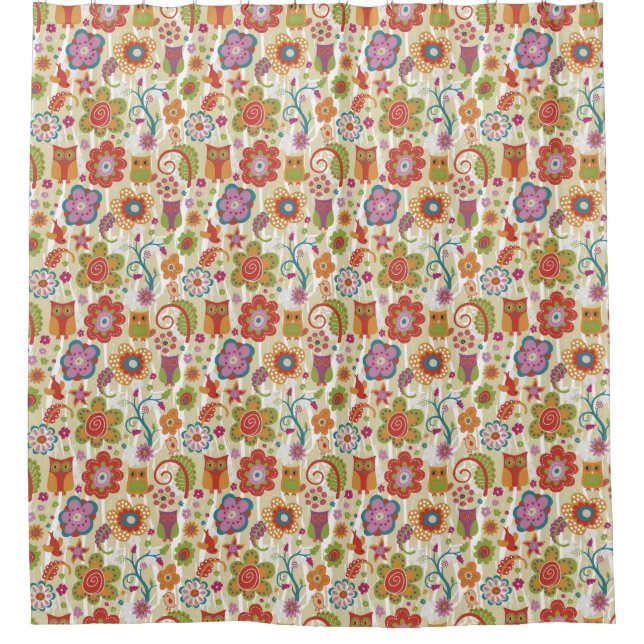 Colour Floral and Owl (Front)