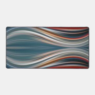 Colour flow pattern on desk mat