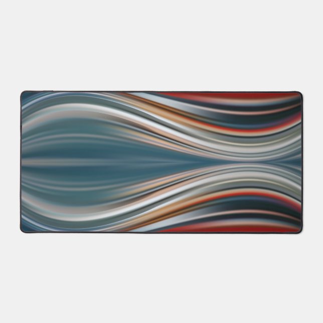 Colour flow pattern on desk mat (Front)