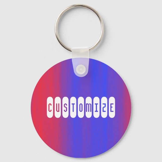 Colour Flow - Template Keychain (Front)