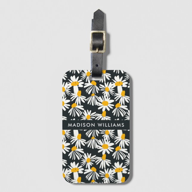 Colour Flowers Luggage Tags (Front Vertical)