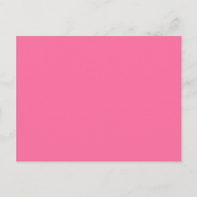 colour French pink Postcard (Front)