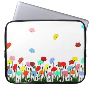 Colour Full Poppies Laptop Sleeve