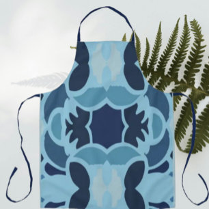 Colour Fun Blue Collage Apron