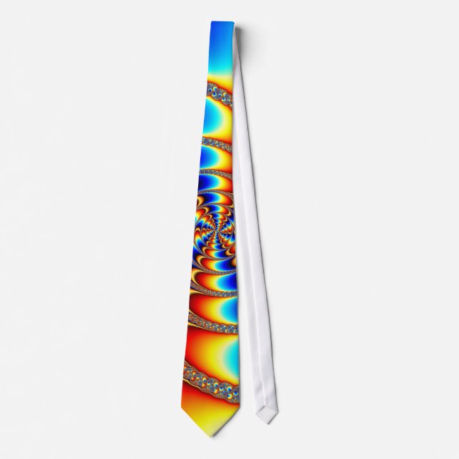 Colour Fun - Fractal Tie (Front)