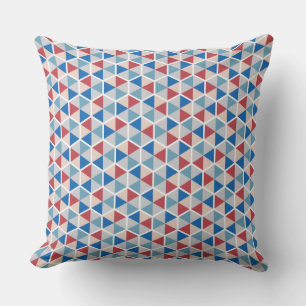 Colour Geometric Honeycomb Pattern 05 Throw Pillow