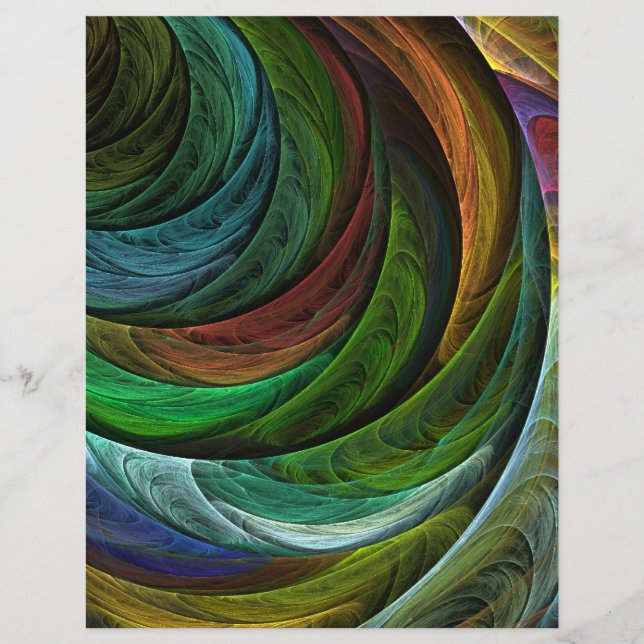 Colour Glory Modern Abstract Art Pattern Elegant (Front)