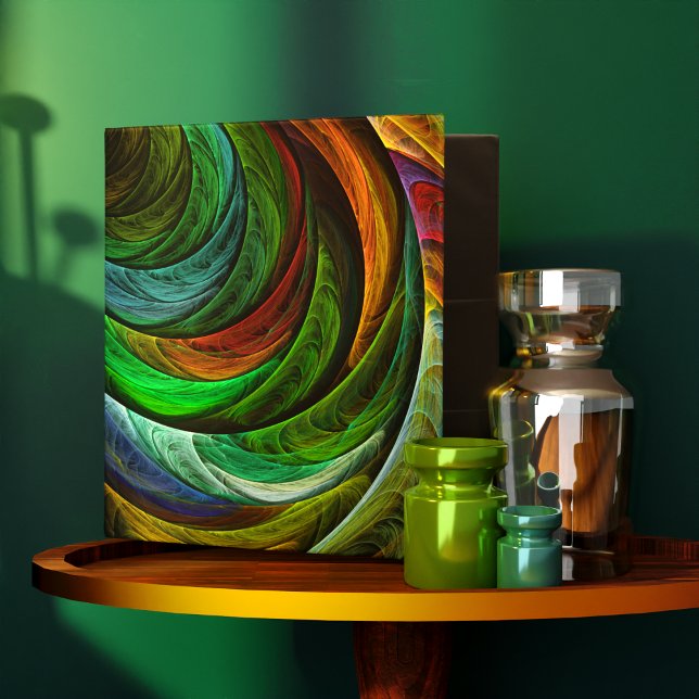 Colour Glory Modern Abstract Art Pattern Elegant Binder (Color Glory Modern Abstract Art Pattern Elegant 3 Ring Binde)