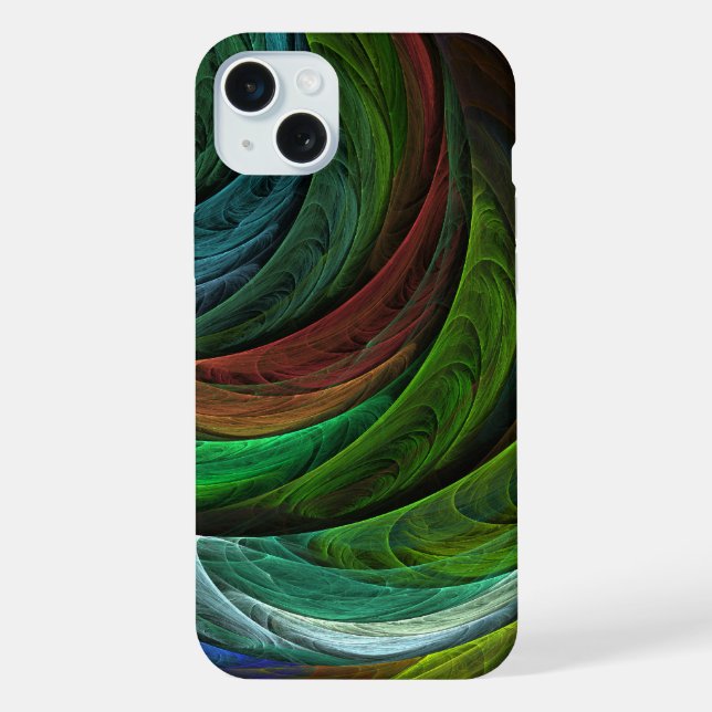 Colour Glory Modern Abstract Art Pattern Elegant iPhone Case (Back)