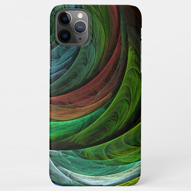 Colour Glory Modern Abstract Art Pattern Elegant iPhone Case (Back)