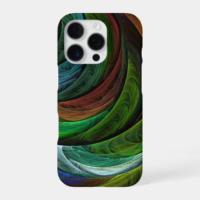 Colour Glory Modern Abstract Art Pattern Elegant iPhone Case (Back)