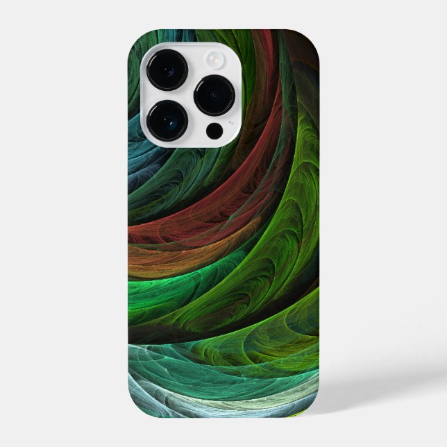 Colour Glory Modern Abstract Art Pattern Elegant iPhone Case (Back)