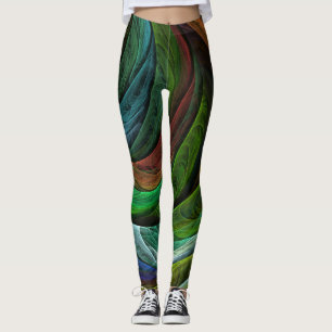 Colour Glory Modern Abstract Art Pattern Elegant Leggings
