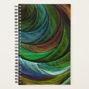 Colour Glory Modern Abstract Art Pattern Elegant Planner