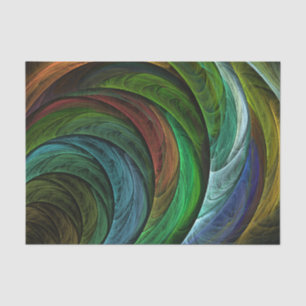 Colour Glory Modern Abstract Art Pattern Elegant Tissue Paper