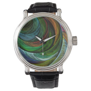 Colour Glory Modern Abstract Art Pattern Elegant Watch