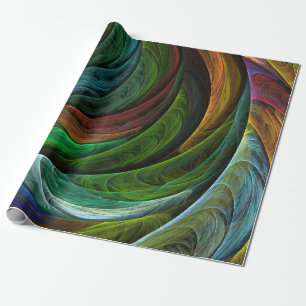 Colour Glory Modern Abstract Art Pattern Elegant Wrapping Paper