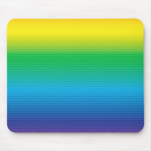 Colour Gradation with Lines Mousepad (Front)