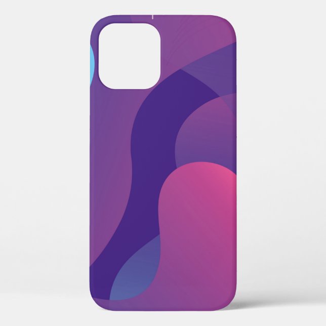 Colour gradient background design. Abstract geomet Case-Mate iPhone Case (Back)