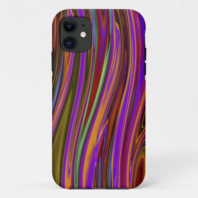 Colour Gradients Lines Case-Mate iPhone Case (Back)
