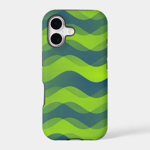 Colour Gradients Waves - green