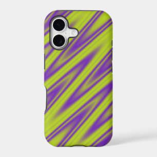 Colour Gradients ZigZag Stripes - green violet