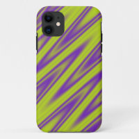 Colour Gradients ZigZag Stripes - green violet