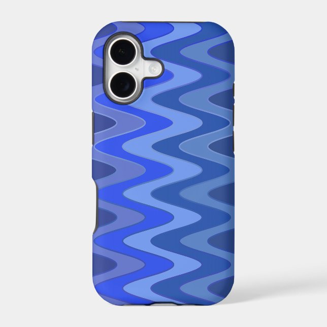Colour Gradients ZigZag Waves - blue (Back)
