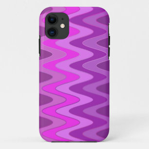 Colour Gradients ZigZag Waves - pink iPhone 11 Case