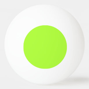 colour green yellow ping pong ball