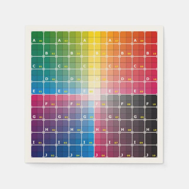 colour grid napkins (Front)