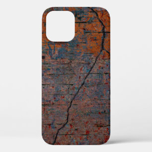 Colour grunge wall background. Various colour patt iPhone 12 Case