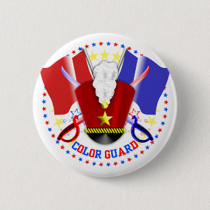 Colour Guard Badge 2 Inch Round Button
