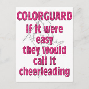 Colour Guard: If It Were Easy... Postcard