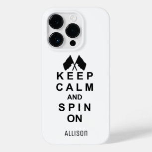 Colour Guard Keep Calm And Spin On Case-Mate iPhone 14 Pro Case