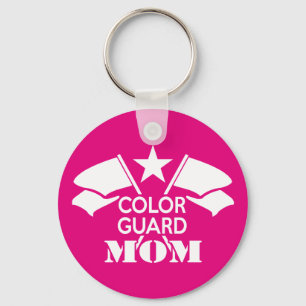 Colour Guard Mom Keychain