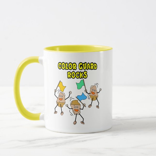 Colour Guard Rocks Mug (Left)