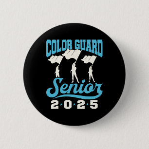 Colour Guard Senior 2025 Flags Marching Nd Graduat 2 Inch Round Button