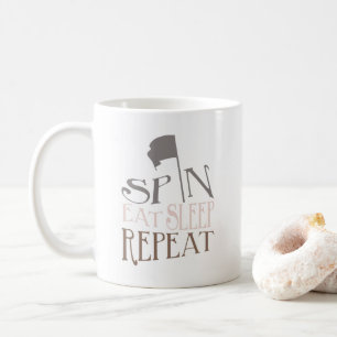Colour Guard Spin Eat Sleep Repeat   Mug