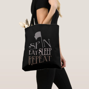 Colour Guard Spin Eat Sleep Repeat   Tote Bag