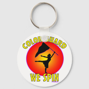 Colour Guard... We Spin Keychain