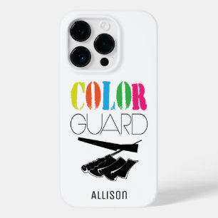 Colour Guard With Flag Rifle Customizable Name Case-Mate iPhone 14 Pro Case