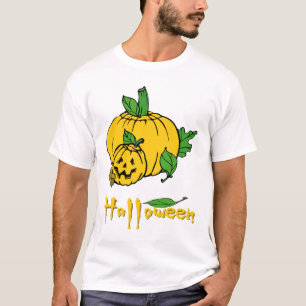 Colour Halloween pumpkins, Scary Halloween graphic T-Shirt